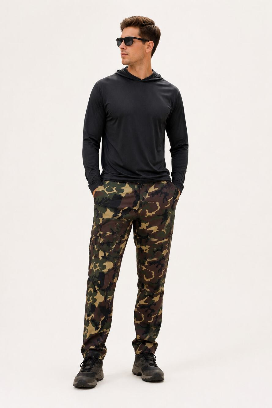 Savage Tacticians Trek Pants M81 Camouflage Mens Size 34x32 New Outdoor